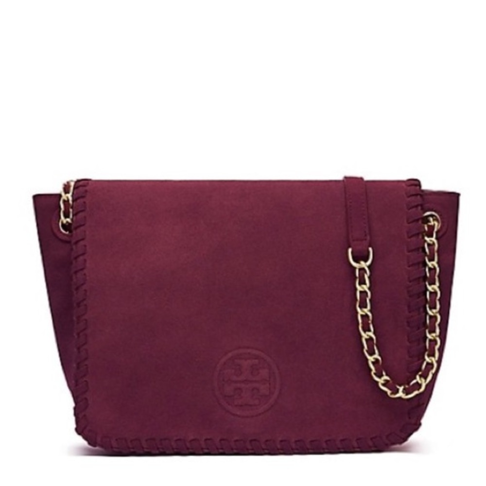 Tory Burch Suede Shoulder purse (Authentic)